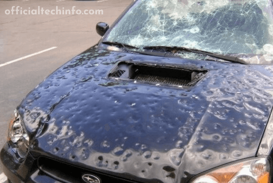 Average insurance payout for hail damage car