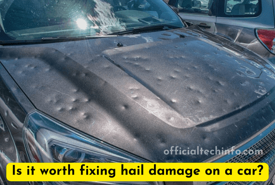 Is it worth fixing hail damage on a car