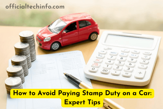 How to Avoid Paying Stamp Duty on a Car