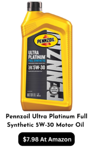 Pennzoil Ultra Platinum Full Synthetic 5W-30 Motor Oil 