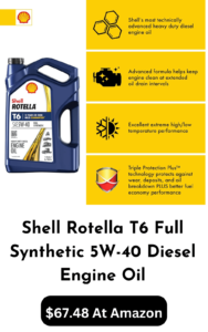 Shell Rotella T6 Full Synthetic 5W-40 Diesel Engine Oil